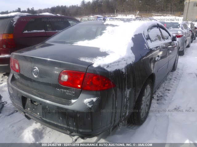 1G4HJ5EM3BU139829 - 2011 BUICK LUCERNE CXL GRAY photo 4