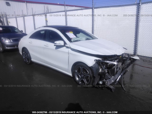 WDDSJ4GB2EN103375 - 2014 MERCEDES-BENZ CLA 250 4MATIC WHITE photo 1