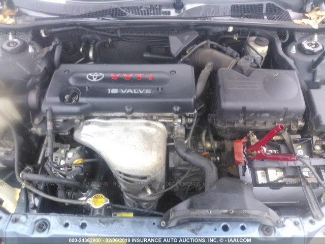 4T1BE30K24U824654 - 2004 TOYOTA CAMRY LE/XLE/SE BLUE photo 10