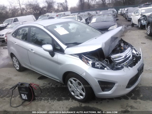 3FADP4BJ2CM170166 - 2012 FORD FIESTA SE SILVER photo 1