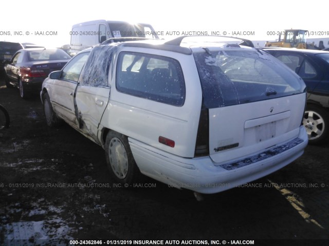 1FALP57U4RA275804 - 1994 FORD TAURUS GL WHITE photo 3