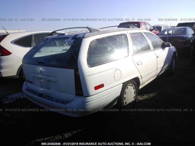 1FALP57U4RA275804 - 1994 FORD TAURUS GL WHITE photo 4