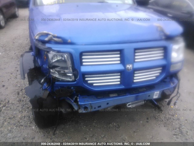 1D8GU58637W656761 - 2007 DODGE NITRO R/T BLUE photo 6