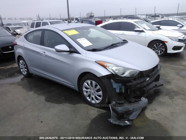 5NPDH4AE1BH046907 - 2011 HYUNDAI ELANTRA GLS/LIMITED SILVER photo 1