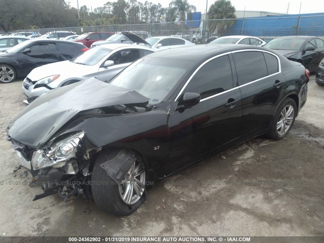 JN1CV6AP6FM580842 - 2015 INFINITI Q40 BLACK photo 2