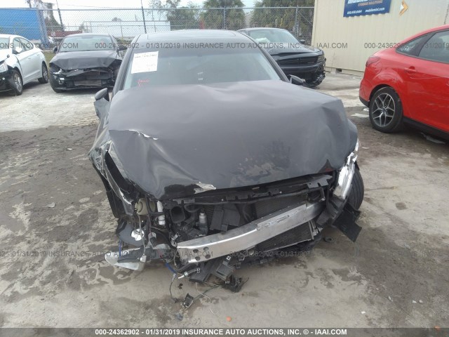 JN1CV6AP6FM580842 - 2015 INFINITI Q40 BLACK photo 6