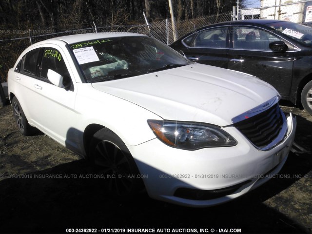 1C3CCBCG6DN634841 - 2013 CHRYSLER 200 LIMITED WHITE photo 1