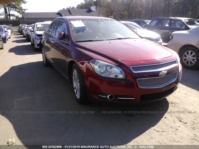 1G1ZE5E70AF267867 - 2010 CHEVROLET MALIBU LTZ MAROON photo 1