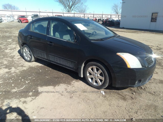 3N1AB61E08L702333 - 2008 NISSAN SENTRA 2.0/2.0S/2.0SL BLACK photo 1