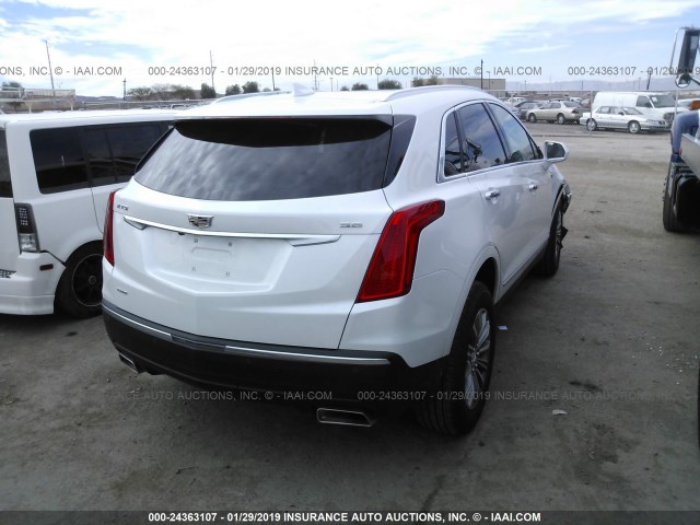 1GYKNDRS0KZ190798 - 2019 CADILLAC XT5 LUXURY WHITE photo 4