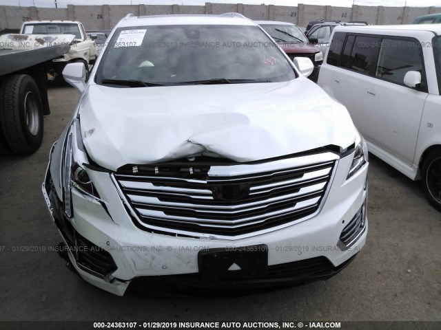 1GYKNDRS0KZ190798 - 2019 CADILLAC XT5 LUXURY WHITE photo 6