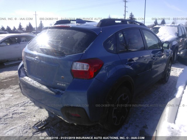 JF2GPANC6G8348420 - 2016 SUBARU CROSSTREK LIMITED BLUE photo 4