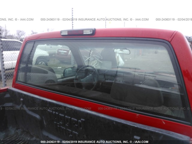 1GCEC14W7TZ221953 - 1996 CHEVROLET GMT-400 C1500 წითელი ფოტო 8