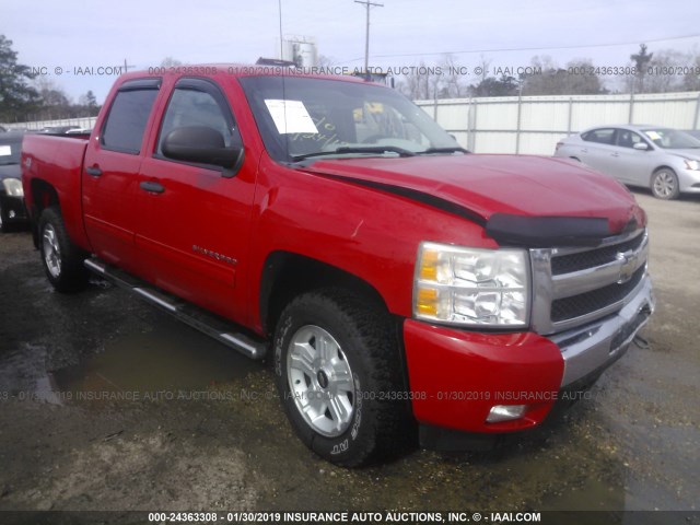 3GCPKSE36BG242782 - 2011 CHEVROLET SILVERADO K1500 LT RED photo 1