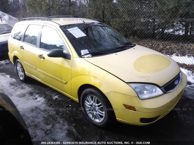1FAFP36N97W135226 - 2007 FORD FOCUS ZXW/S/SE/SES YELLOW photo 1