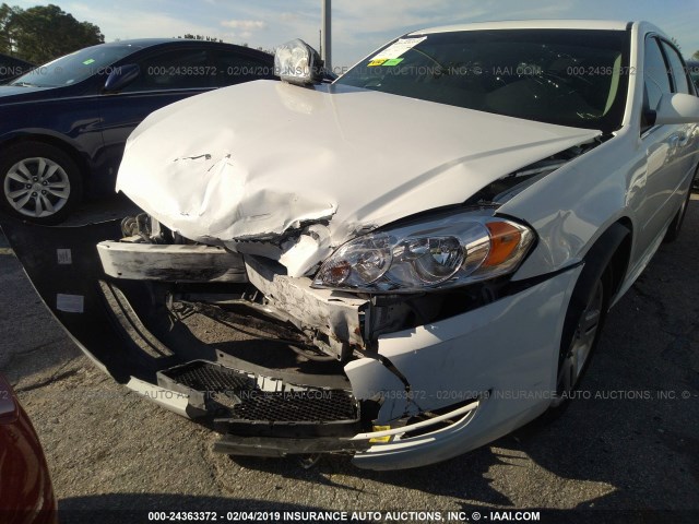 2G1WB5E30E1178872 - 2014 CHEVROLET IMPALA LIMITED LT WHITE photo 6