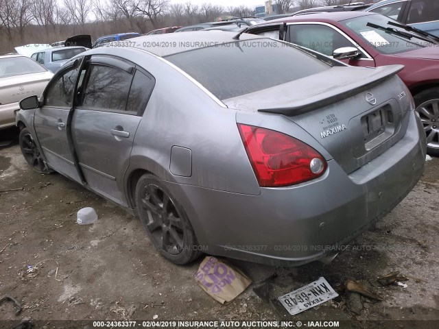 1N4BA41E47C845262 - 2007 NISSAN MAXIMA SE/SL SILVER photo 3