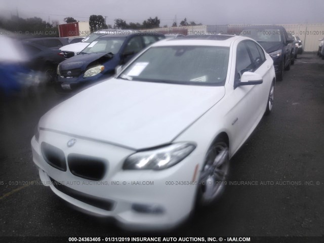 WBAKN9C52FD961462 - 2015 BMW 550 I WHITE photo 2