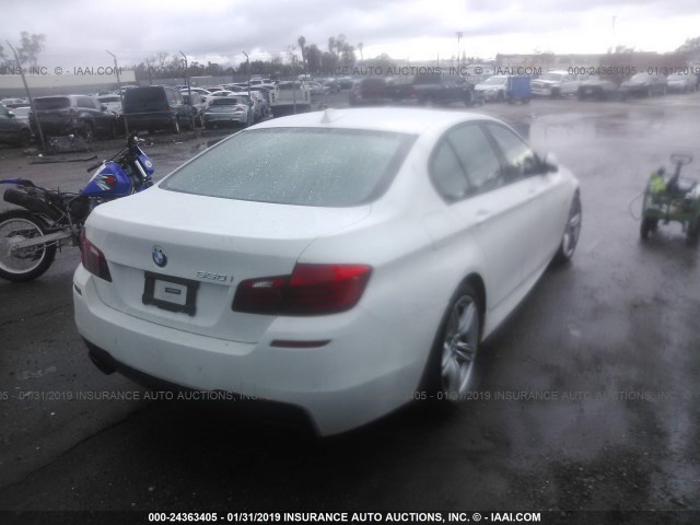 WBAKN9C52FD961462 - 2015 BMW 550 I WHITE photo 4