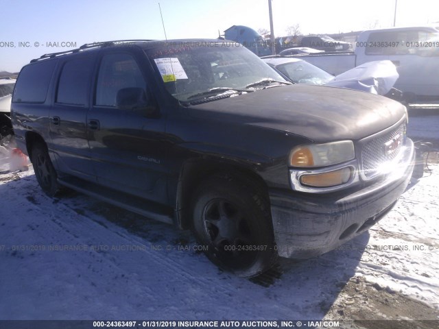 1GKFK66U42J333949 - 2002 GMC DENALI XL K1500 BLACK photo 1