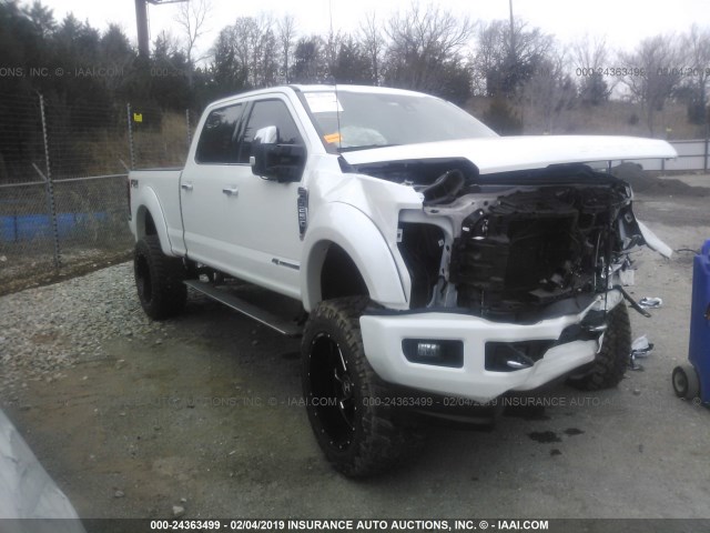 1FT7W2BT6KED25998 - 2019 FORD F250 SUPER DUTY WHITE photo 1