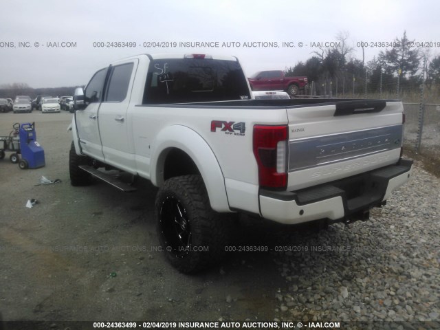 1FT7W2BT6KED25998 - 2019 FORD F250 SUPER DUTY WHITE photo 3