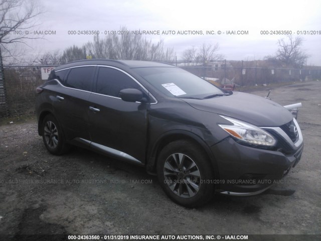 5N1AZ2MG2GN129119 - 2016 NISSAN MURANO S/SL/SV/PLATINUM BROWN photo 1