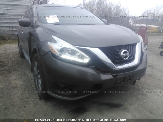 5N1AZ2MG2GN129119 - 2016 NISSAN MURANO S/SL/SV/PLATINUM BROWN photo 6