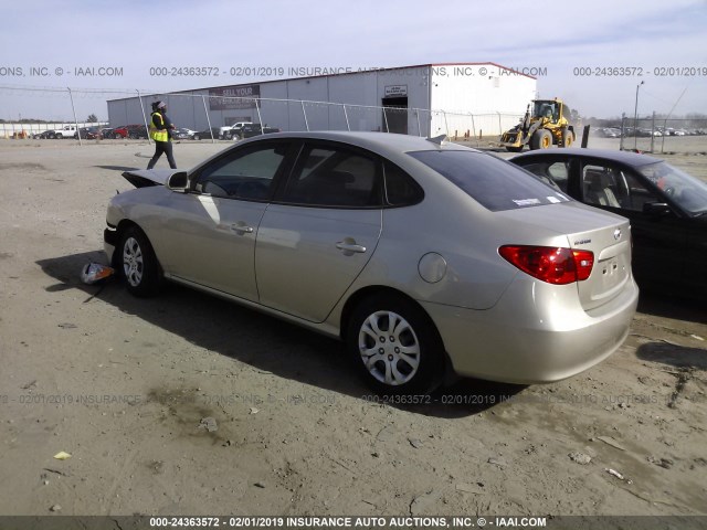 KMHDU46D19U758387 - 2009 HYUNDAI ELANTRA GLS/SE GOLD photo 3