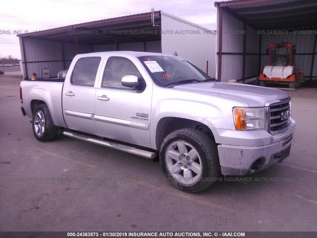 3GTP1VE03DG201006 - 2013 GMC SIERRA C1500 SLE SILVER photo 1