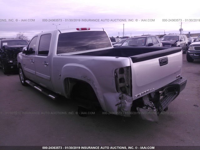 3GTP1VE03DG201006 - 2013 GMC SIERRA C1500 SLE SILVER photo 3