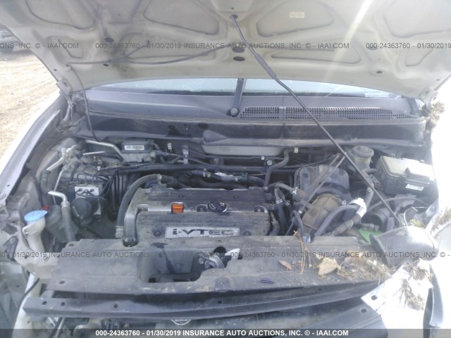 5J6YH28776L017307 - 2006 HONDA ELEMENT EX SILVER photo 10