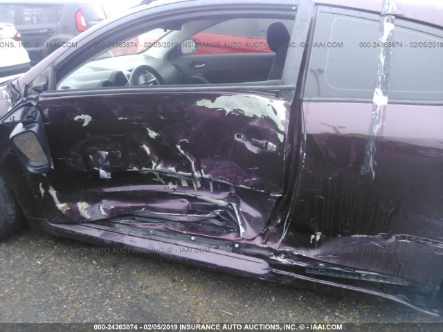 JTKDE177270159181 - 2007 TOYOTA SCION TC მუქწითელი ფოტო 6