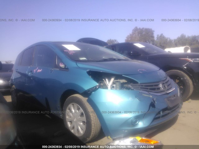 3N1CE2CP7FL352428 - 2015 NISSAN VERSA NOTE S/S PLUS/SV/SL/SR BLUE photo 1