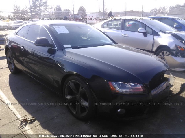 WAUDK78T79A045914 - 2009 AUDI A5 QUATTRO BLACK photo 1