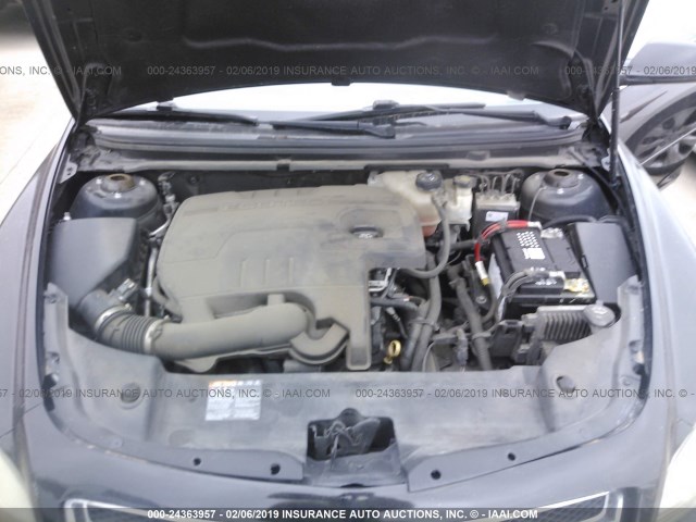 1G1ZC5EU6CF379703 - 2012 CHEVROLET MALIBU 1LT BLACK photo 10