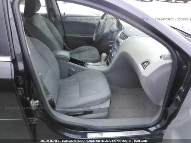 1G1ZC5EU6CF379703 - 2012 CHEVROLET MALIBU 1LT BLACK photo 5