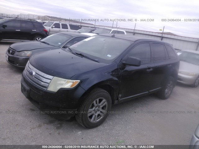 2FMDK36C18BA99898 - 2008 FORD EDGE SE BLACK photo 2