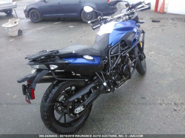 WB10B1100FZF86153 - 2015 BMW F700 GS BLUE photo 4