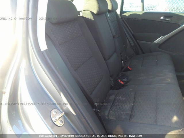 WVGBV75N69W527442 - 2009 VOLKSWAGEN TIGUAN SE/SEL GRAY photo 8