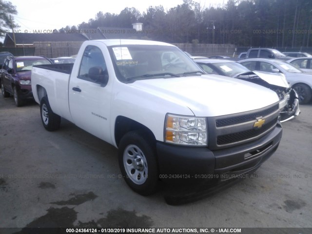 1GCNCPEX5CZ329627 - 2012 CHEVROLET SILVERADO C1500 WHITE photo 1