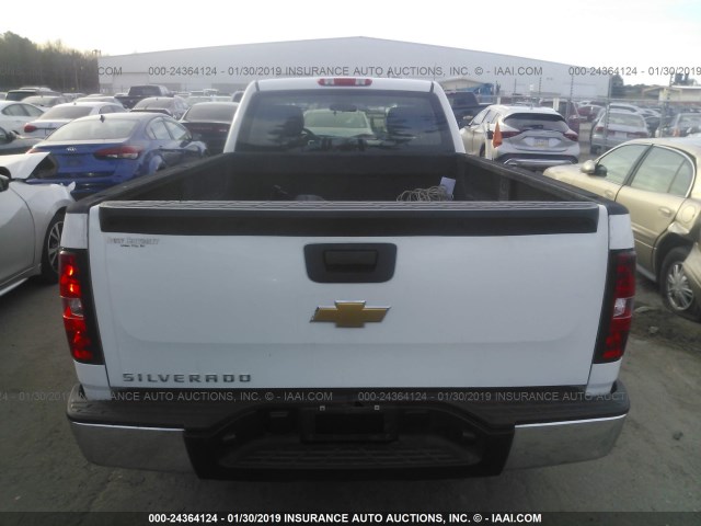 1GCNCPEX5CZ329627 - 2012 CHEVROLET SILVERADO C1500 WHITE photo 8