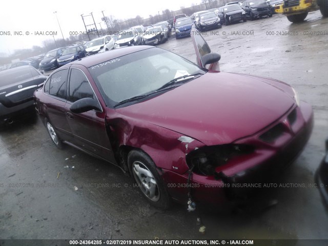 1G2NE52E85M229057 - 2005 PONTIAC GRAND AM SE MAROON photo 1