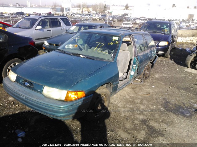 1FASP15JXSW374827 - 1995 FORD ESCORT LX/SPORT GREEN photo 2