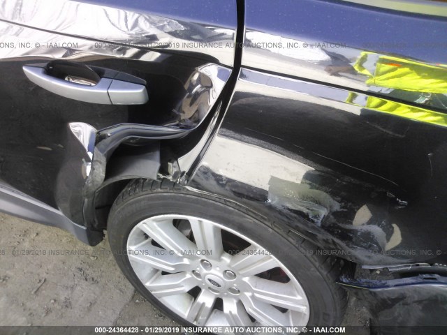 SALSH23496A903108 - 2006 LAND ROVER RANGE ROVER SPORT SUPERCHARGED BLACK photo 6