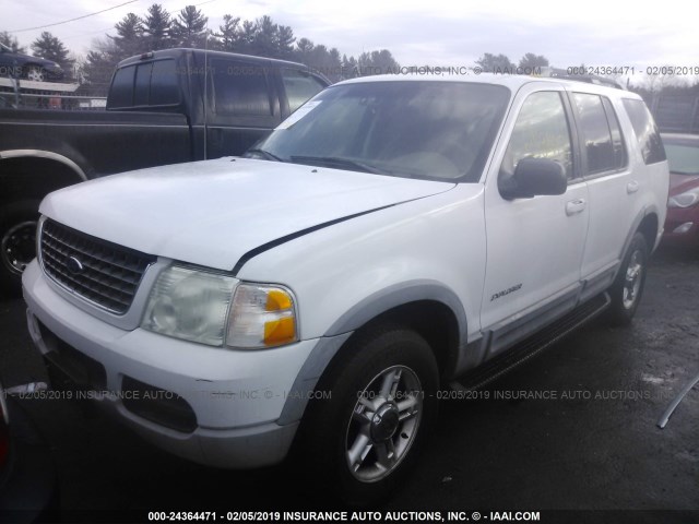 1FMZU73E32ZB42185 - 2002 FORD EXPLORER XLT WHITE photo 2