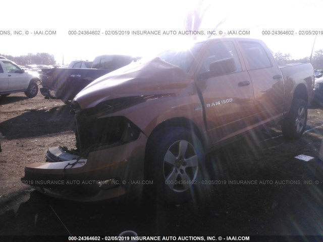 1C6RD7KT6CS242772 - 2012 DODGE RAM 1500 ST ORANGE photo 2