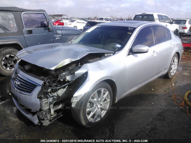 JN1CV6AP5CM930859 - 2012 INFINITI G37 SPORT SILVER photo 2