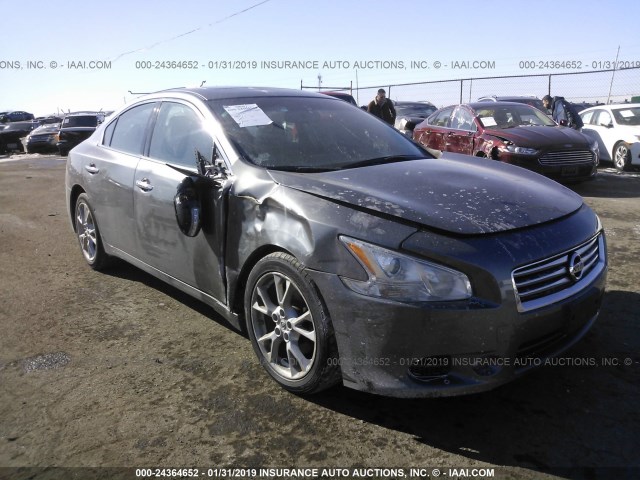 1N4AA5AP0EC478120 - 2014 NISSAN MAXIMA S/SV GRAY photo 1