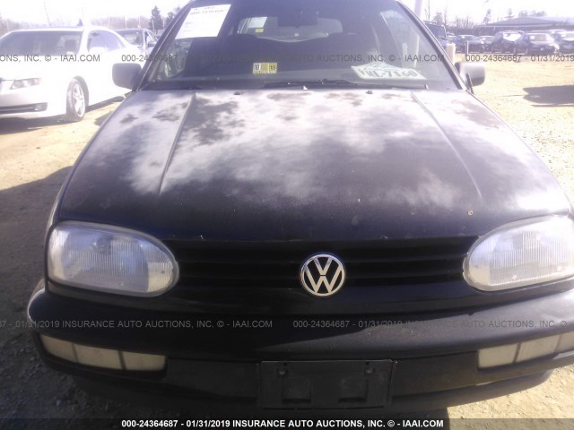 3VWAA81E9WM806402 - 1998 VOLKSWAGEN CABRIO BLACK photo 6